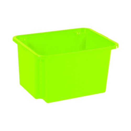 CURVER Bopp úložný box S, 39 x 21 x 25,4 cm, 15 l, transparentní zelený, 17200137A54