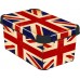 CURVER box úložný dekorativní S BRITISH FLAG, 29,5 x 19,5 x 13,5 cm, 04710-D99