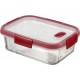 CURVER SMART COOK 0,9L dóza 20 x 15 x 7 cm transparentní/červená 00114-472