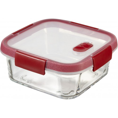 CURVER SMART COOK 0,7L dóza 15 x 15 x 7 cm transparentní/červená 00115-472 CURVER SMART COOK 0,7L dóza 15 x 15 x 7 cm transparentní/červená 00115-472
