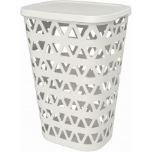 CURVER OCEANA 55L Koš na špinavé prádlo 42,6 x 34,5 x 60,1 cm, béžová 00520-885