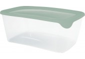 CURVER FRESH & GO 3L Dóza 25,6 x 10 x 16,7 cm, zelená/transparentní 00556-A87