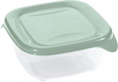 CURVER FRESH & GO 0,8L Dóza 15,5 x 15,5 x 5,5 cm, zelená/transparentní 00559-A87