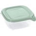 CURVER FRESH & GO 0,8L Dóza 15,5 x 15,5 x 5,5 cm, zelená/transparentní 00559-A87