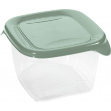 CURVER FRESH & GO 1,2L Dóza 15,5 x 15,5 x 8,3 cm, zelená/transparentní 00560-A87
