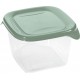 CURVER FRESH & GO 1,2L Dóza 15,5 x 15,5 x 8,3 cm, zelená/transparentní 00560-A87