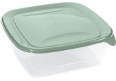 CURVER FRESH & GO 1,7L Dóza 19,5 x 19,5 x 7 cm, zelená/transparentní 00561-A87