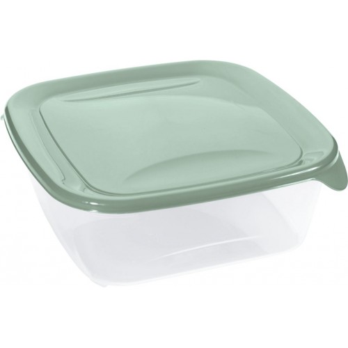 CURVER FRESH & GO 1,7L Dóza 19,5 x 19,5 x 7 cm, zelená/transparentní 00561-A87