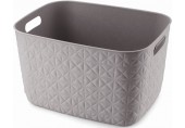 CURVER SOFTEX L 19L Košík 37,9 x 29,2 x 22,1 cm, šedý 00574-Z70