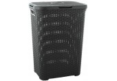 CURVER STYLE 60L Koš na špinavé prádlo 44,8 x 61,5 x 34,1 cm, tmavě šedý 00707-308