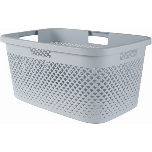 CURVER PURE 47L Koš na čisté prádlo 60 x 40 x 28 cm, modrá 01917-126