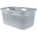 CURVER PURE 47L Koš na čisté prádlo 60 x 40 x 28 cm, modrá 01917-126