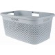 CURVER PURE 47L Koš na čisté prádlo 60 x 40 x 28 cm, modrá 01917-126