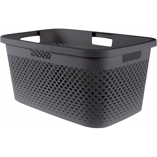 CURVER PURE 47L Koš na čisté prádlo 60 x 40 x 28 cm, šedá 01917-G43