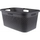 CURVER PURE 47L Koš na čisté prádlo 60 x 40 x 28 cm, šedá 01917-G43