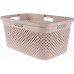 CURVER PURE 47L Koš na čisté prádlo 60 x 40 x 28 cm, růžová 01917-Q70