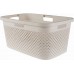 CURVER PURE 47L Koš na čisté prádlo 60 x 40 x 28 cm, béžová 01917-X64