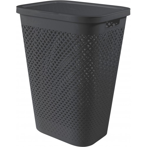 CURVER PURE 55L Koš na špinavé prádlo 43 x 35 x 58 cm, šedá 01918-G43