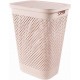 CURVER PURE 55L Koš na špinavé prádlo 43 x 35 x 58 cm, růžová 01918-Q70