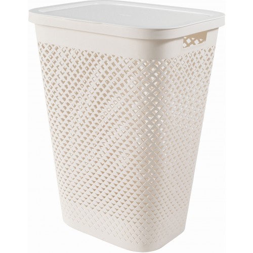 CURVER PURE 55L Koš na špinavé prádlo 43 x 35 x 58 cm, béžová 01918-X64