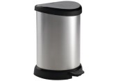 CURVER DECO BIN 15L Odpadkový koš 30,3 x 26,8 x 44,8 cm stříbrný 02120-582