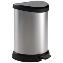 CURVER DECO BIN 20L Odpadkový koš 30,3 x 26,8 x 44,8 cm stříbrný 02120-582