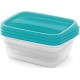 CURVER VEDO Set 3x1L dózy, 20x14x6cm, světle modrá 03505-051
