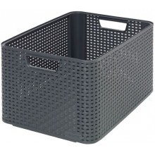 CURVER STYLE L úložný box 43,6 x 23 x 32,6 cm tmavě šedý 03616-308