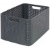 CURVER STYLE L úložný box 43,6 x 23 x 32,6 cm tmavě šedý 03616-308