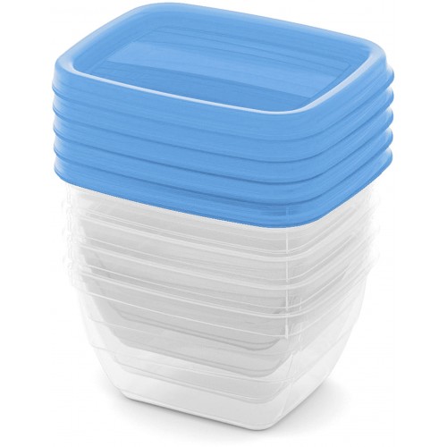 CURVER VEDO Set 5x0,25L dózy, 11x9x6cm, modrá 03844-051 CURVER VEDO Set 5x0,25L dózy, 11x9x6cm, modrá 03844-051