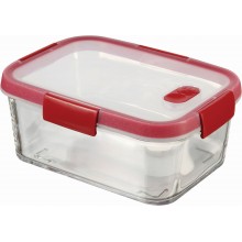 CURVER SMART COOK 1,1L dóza 20,3 x 15,4 x 8,3 cm transparentní/červená 04062-472