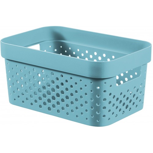 CURVER INFINITY 4,5L Úložný box 26 x 18 x 12 cm, recyklovaný plast, modrý 04747-W19