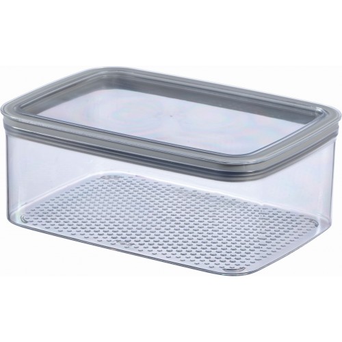 CURVER DRY RECTANGULAR 2,3L dóza 22,5x16x9cm transparent/šedá 07270-840