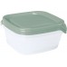 CURVER FRESH & GO 3x0,8L Set dóz 15,5 x 15,5 x 11cm zelená/transparentní 08559-A87