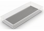 KIS SISTEMO 8 Organizér 37,5 x 15 x 5 cm transparentní/šedá 10017-A94