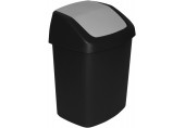 CURVER SWING BIN 15L Odpadkový koš 30,6 x 24,8 x 41,8 cm černý 03985-Y09