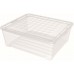 CURVER TEXTILE 10L Úložný box 34,2 x 29,7 x 12,5 cm transparentní 03007-001