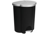 CURVER TRIO PEDAL BIN 40L Odpadkový koš 47,8 x 39,4 x 59,2 cm černý 03942-26