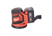 Milwaukee M18 BOS125-502B Aku excentrická bruska (18V/2x5,0Ah/125mm) 4933464229