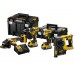 DeWALT DCK422P3T Kombo sada DCD796+DCH273+DCF887+DCG405+3 x 5,0 Ah+DCB1104