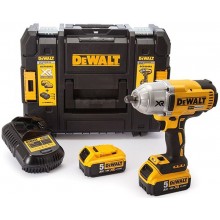 DeWALT DCF899P2 Aku rázový utahovák 1/2" (950 Nm/18V/2x5,0Ah) kufr Tstak