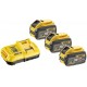 DeWALT DCB118X3 Sada XR FlexVolt 54V nabíječka DCB118 + 18V 3x9,0Ah