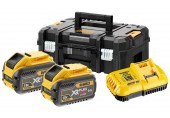 DeWALT DCB118Y2T Sada XR FlexVolt 54V nabíječka DCB118 + 54V 2x12,0Ah, kufr Tstak