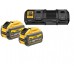 DeWALT DCB132X2 XR FLEXVOLT 54 V sada (2× 9,0 Ah baterie + duální nabíječka DCB132) Ob