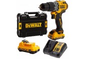 DeWALT DCD706D2 Aku bezuhlíková příklepová vrtačka XR (57Nm/12V/2x2,0Ah) kufr Tstak