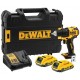 DeWALT DCD708D2T Aku bezuhlíková vrtačka (65Nm/18V/2x2,0Ah) kufr Tstak