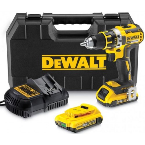 DeWALT DCD790D2 Aku Bezuhlíková vrtačka 13mm, XR Li-ion (2x2,0Ah/18V) kufr Tstak DeWALT DCD790D2 Aku Bezuhlíková vrtačka 13mm, XR Li-ion (2x2,0Ah/18V) kufr Tstak