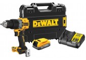 DeWALT DCD805E1T Aku příklepová vrtačka XR (90Nm/18V/1x1,7Ah PowerStack) Tstak kufr