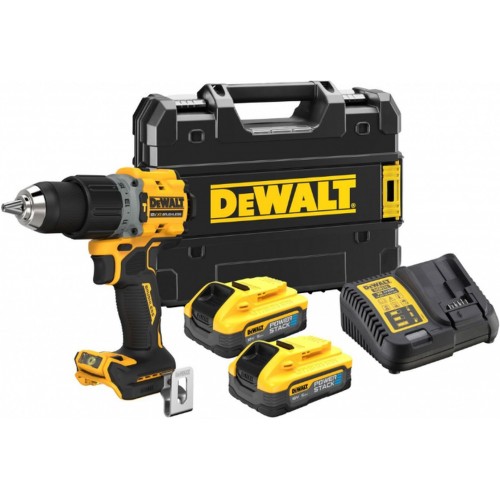 DeWALT DCD805H2T Aku příklepová vrtačka (90Nm/18V/2x5,0Ah PowerStack) kufr Tstak