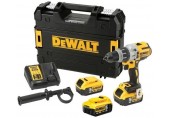 DeWALT DCD996P3 Aku bezuhlíková vŕtačka s příklepem XR (95Nm/18V/3x5,0Ah) kufr Tstak